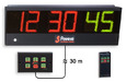 Timer display for displaying the time of sport matches or competitions with infrared remote control